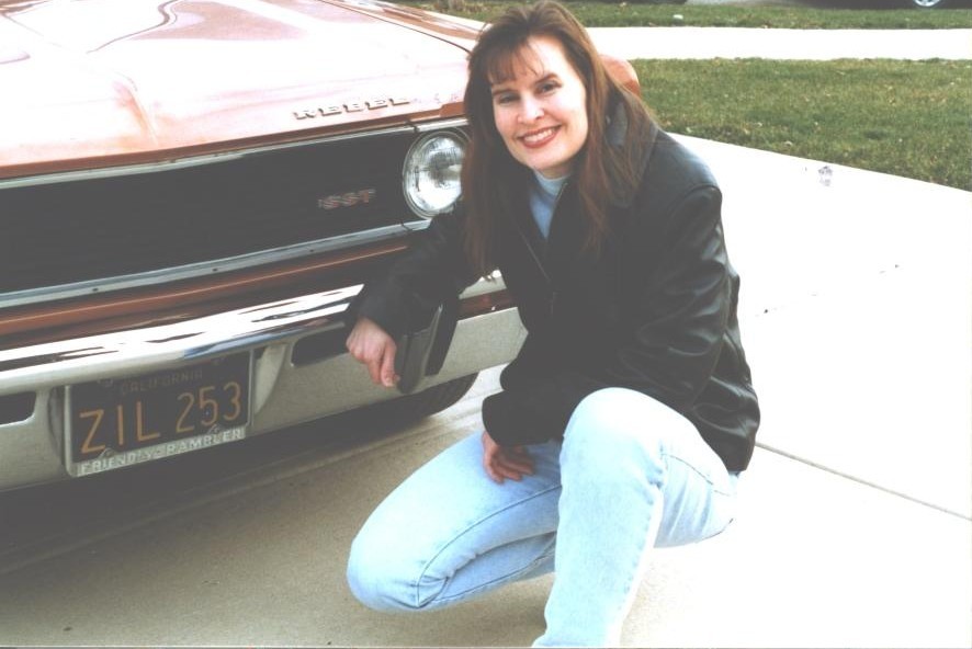 Julia Chester with Rebel